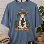 Take Me With You UFO Bear T-Shirt