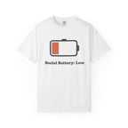 Social Battery Low T-Shirt