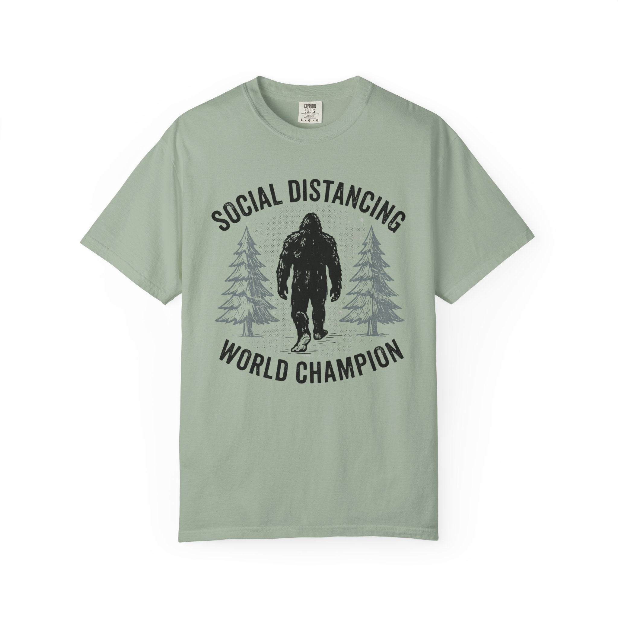 Bigfoot Social Distancing Champion T-Shirt