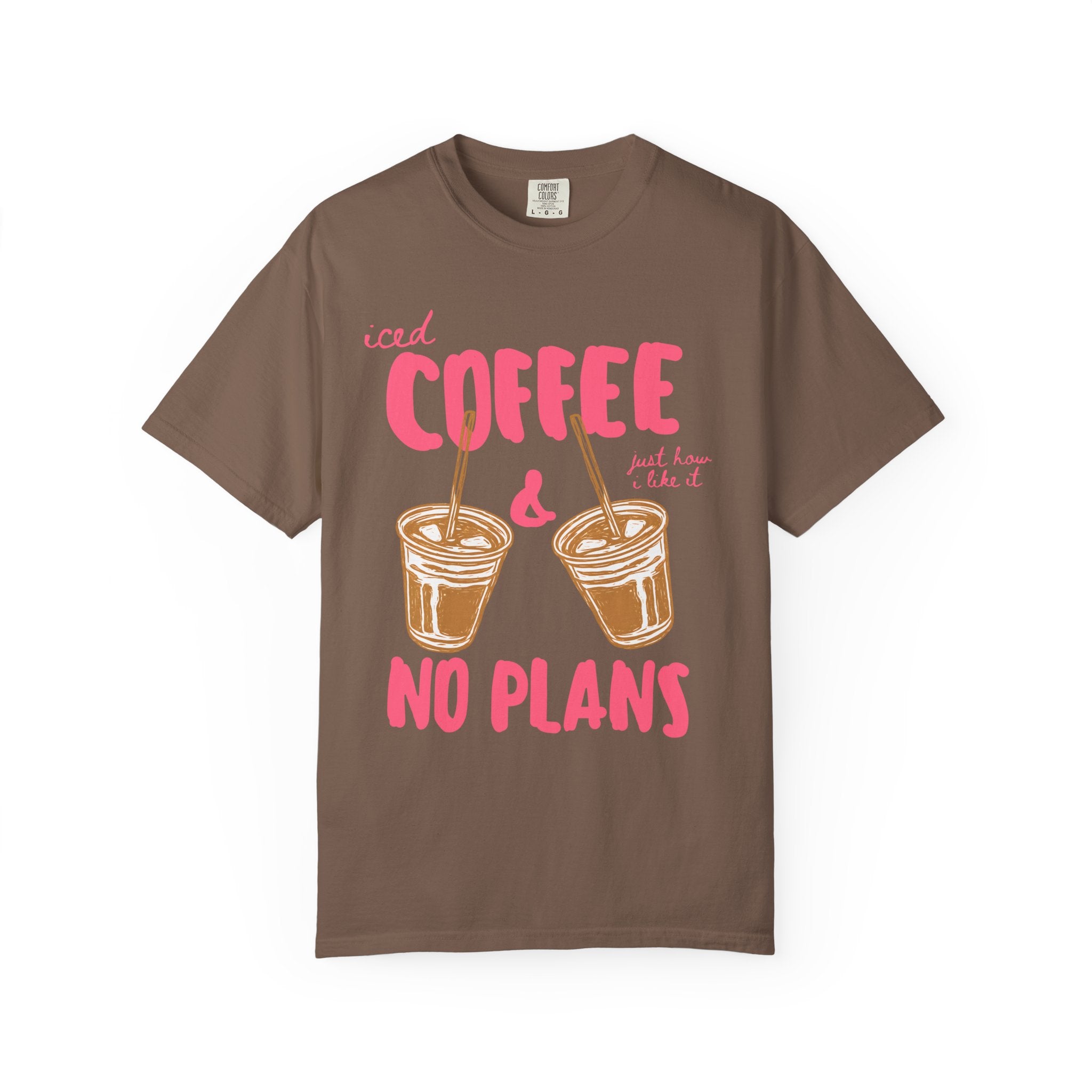 Iced Coffee & No Plans T-Shirt
