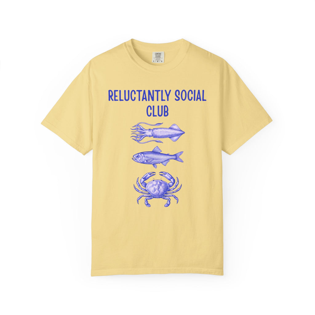 Reluctantly Social Club Fish T-Shirt