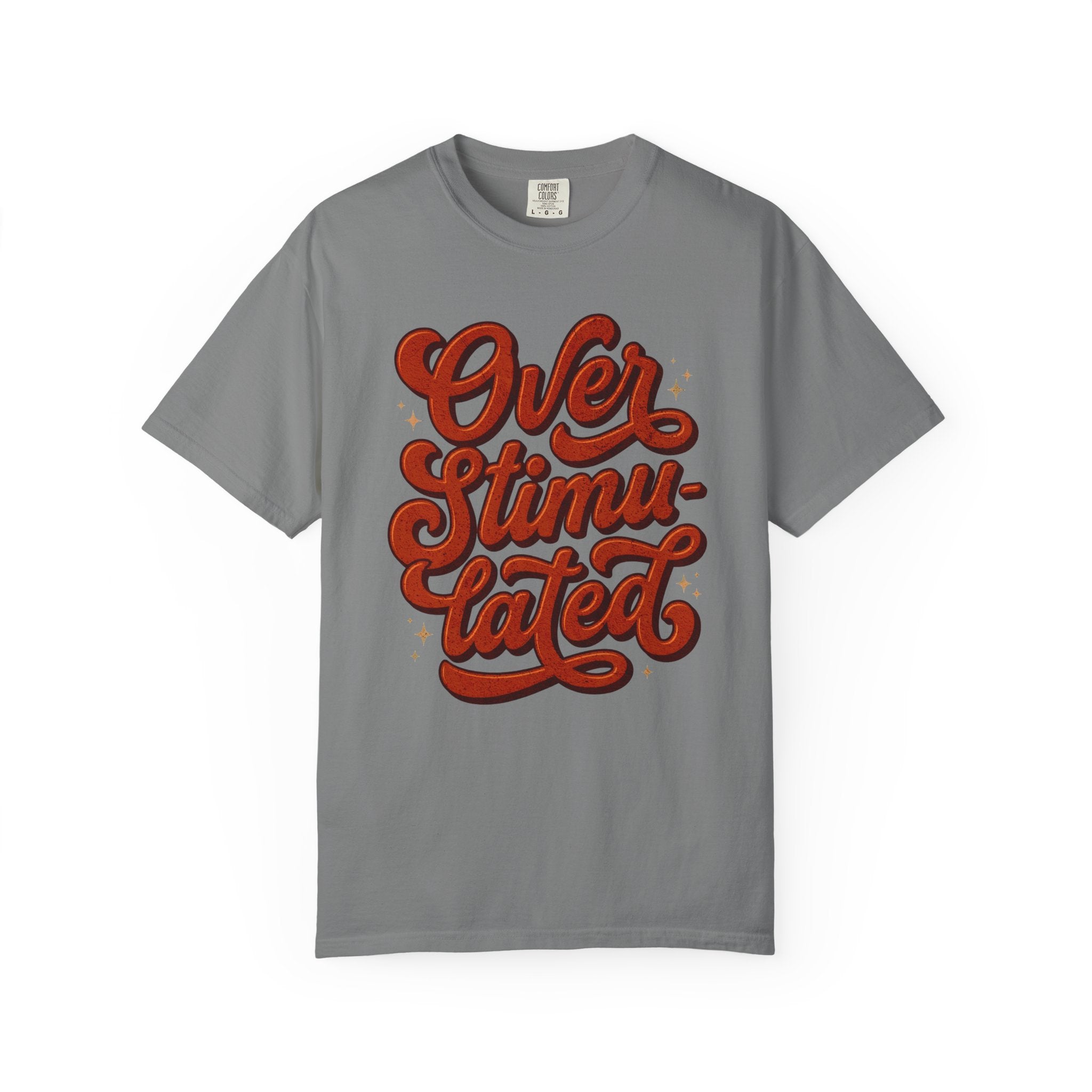 Overstimulated Retro Stacked T-Shirt