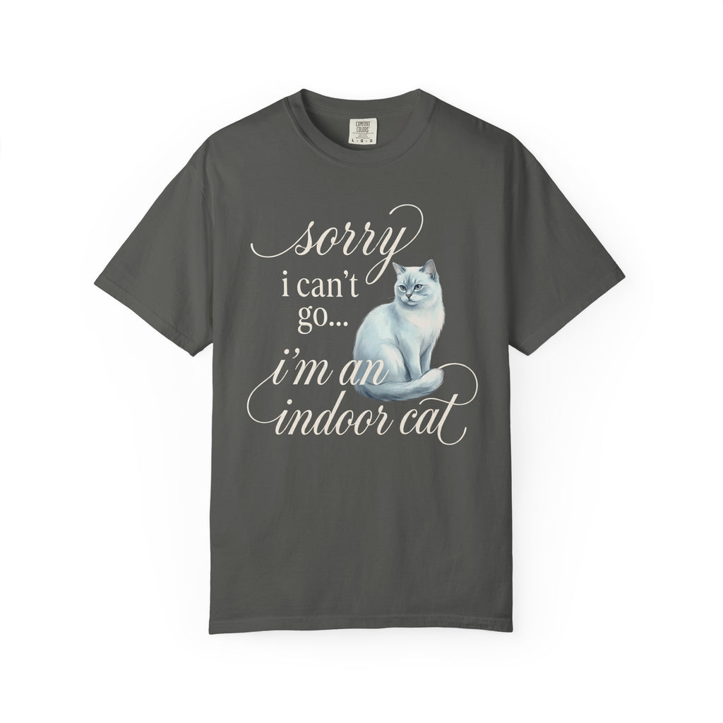 Sorry I Can't Go Cat T-Shirt