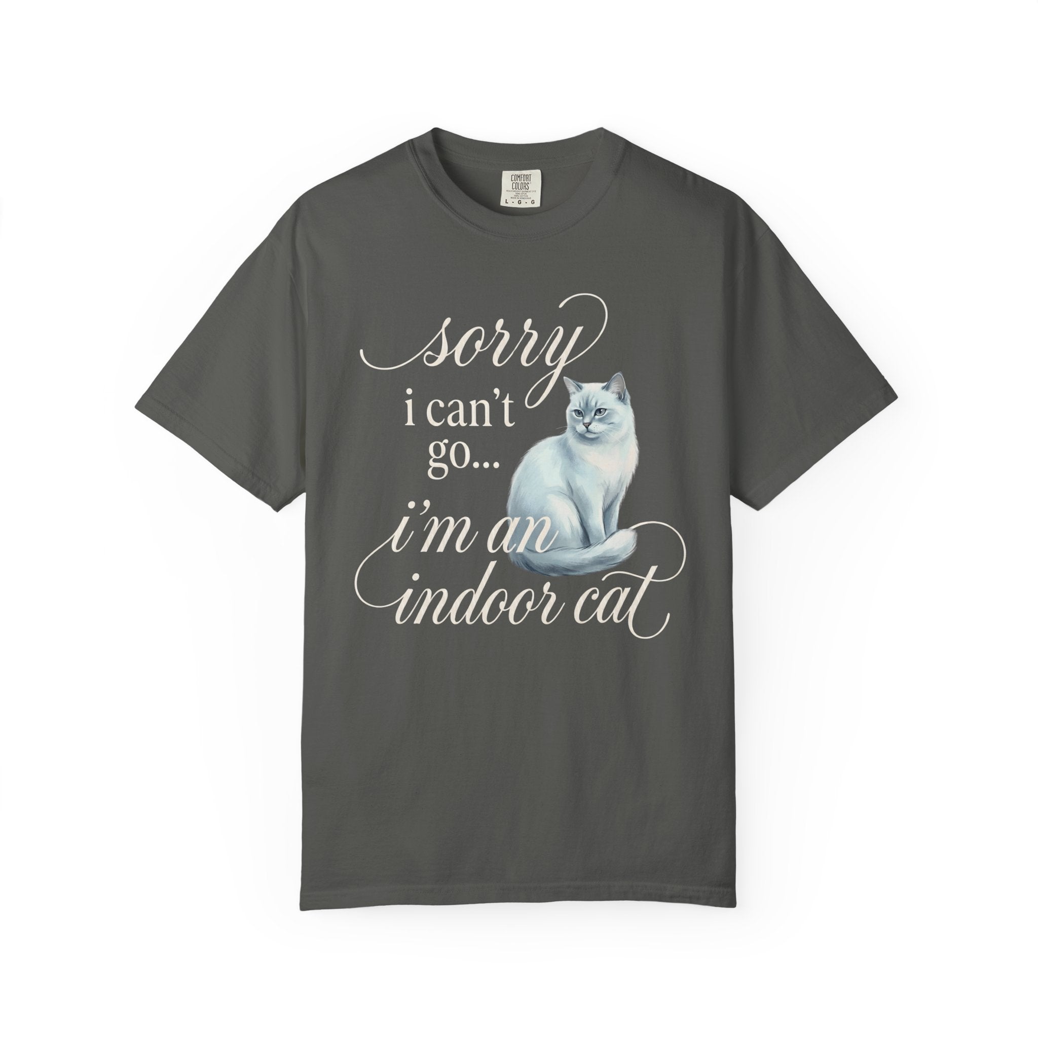 Sorry I Can't Go Cat T-Shirt