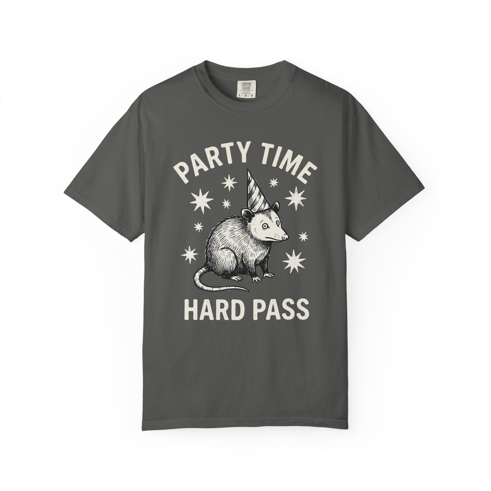 Party Time Hard Pass Opossum T-Shirt