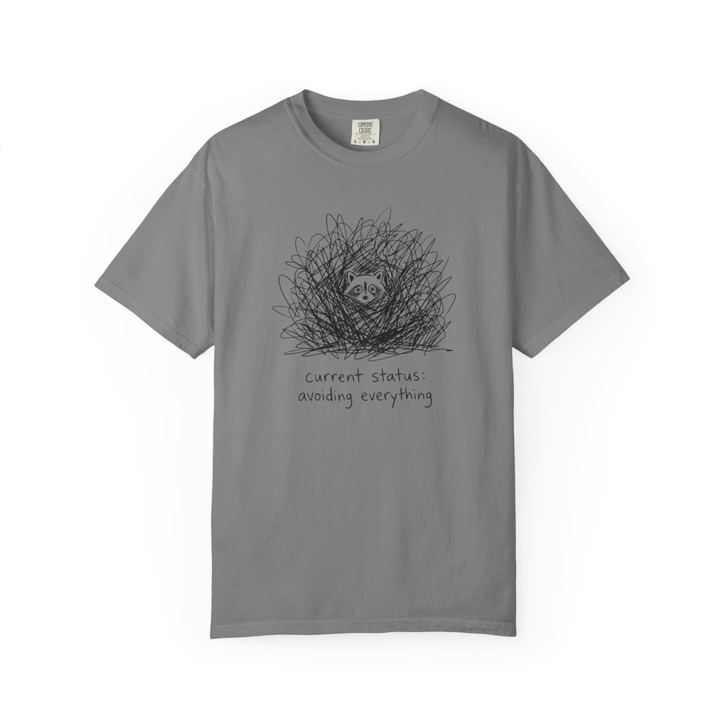 Avoiding Everything Raccoon T-Shirt