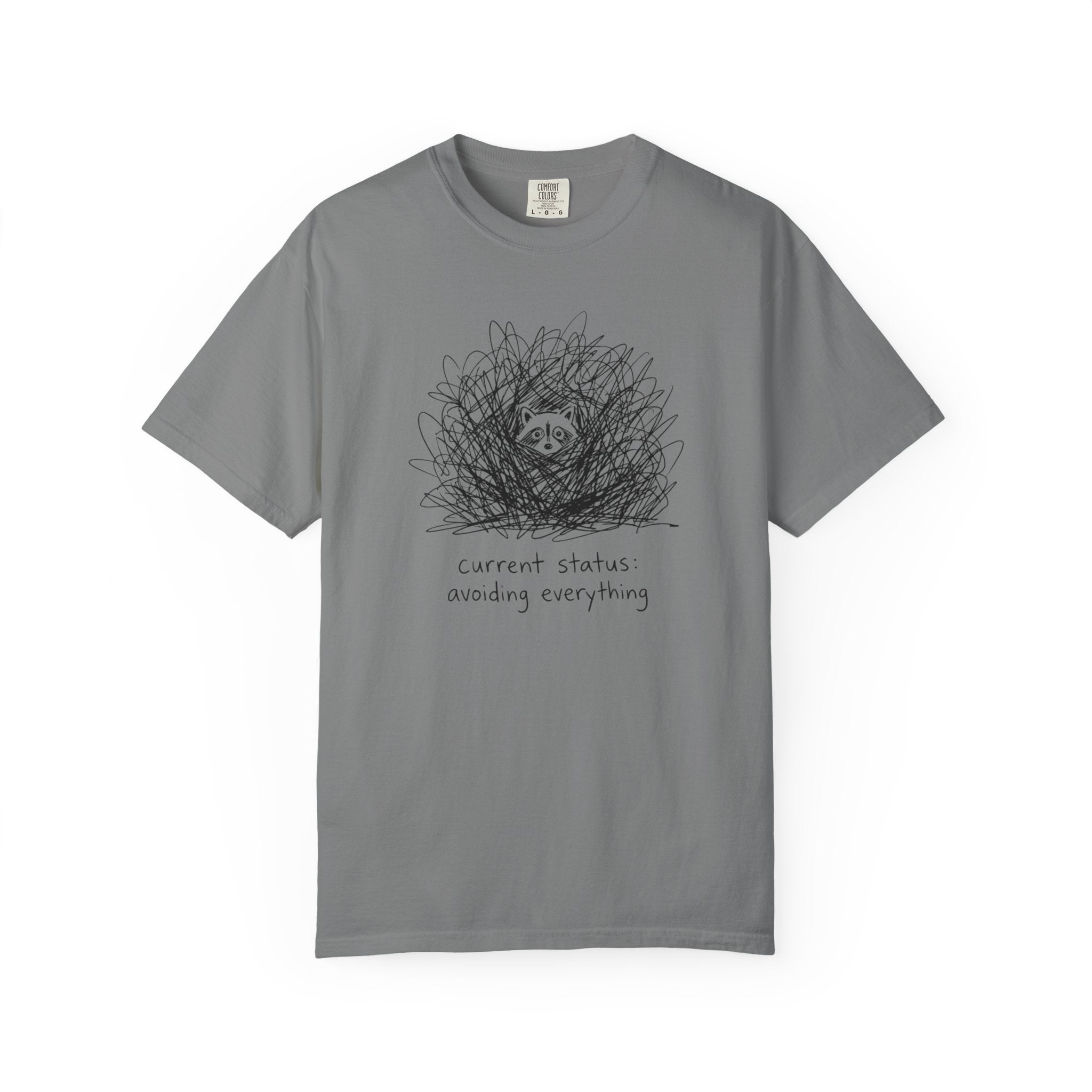 Avoiding Everything Raccoon T-Shirt