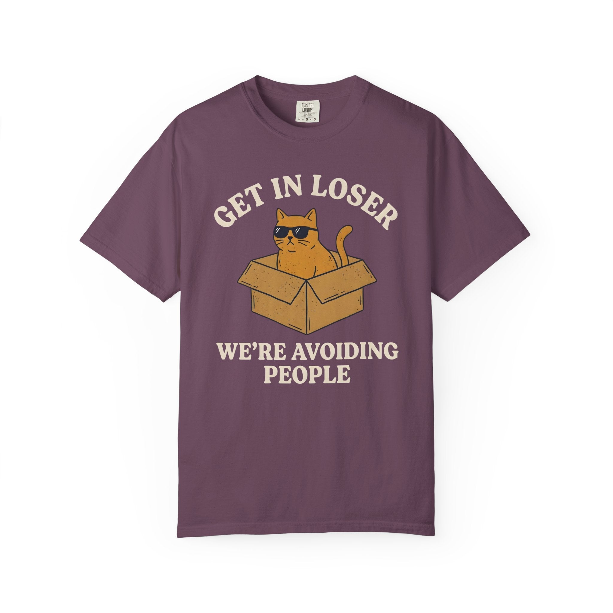 Get In Loser Avoiding People Cat T-Shirt