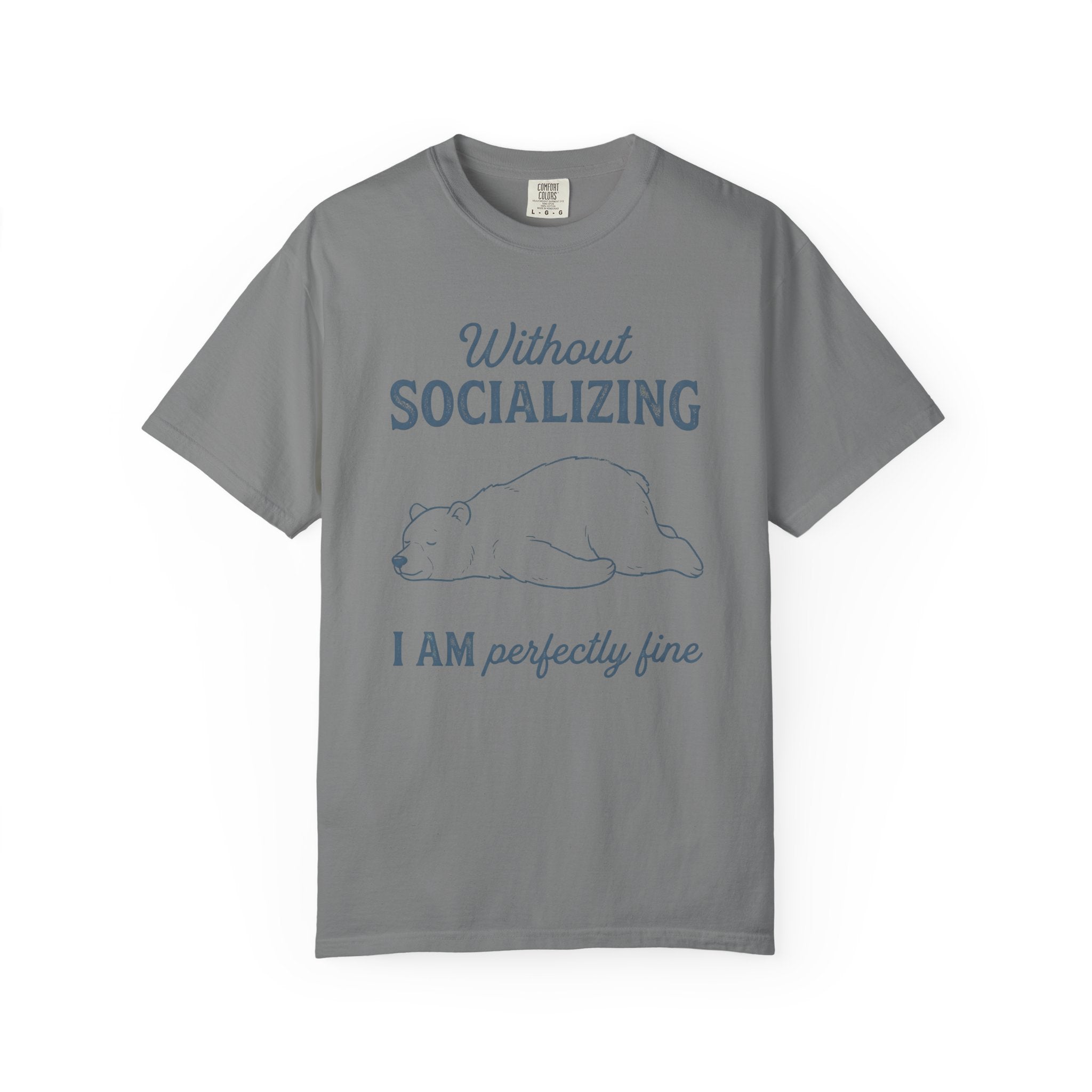 Without Socializing Polar Bear T-Shirt