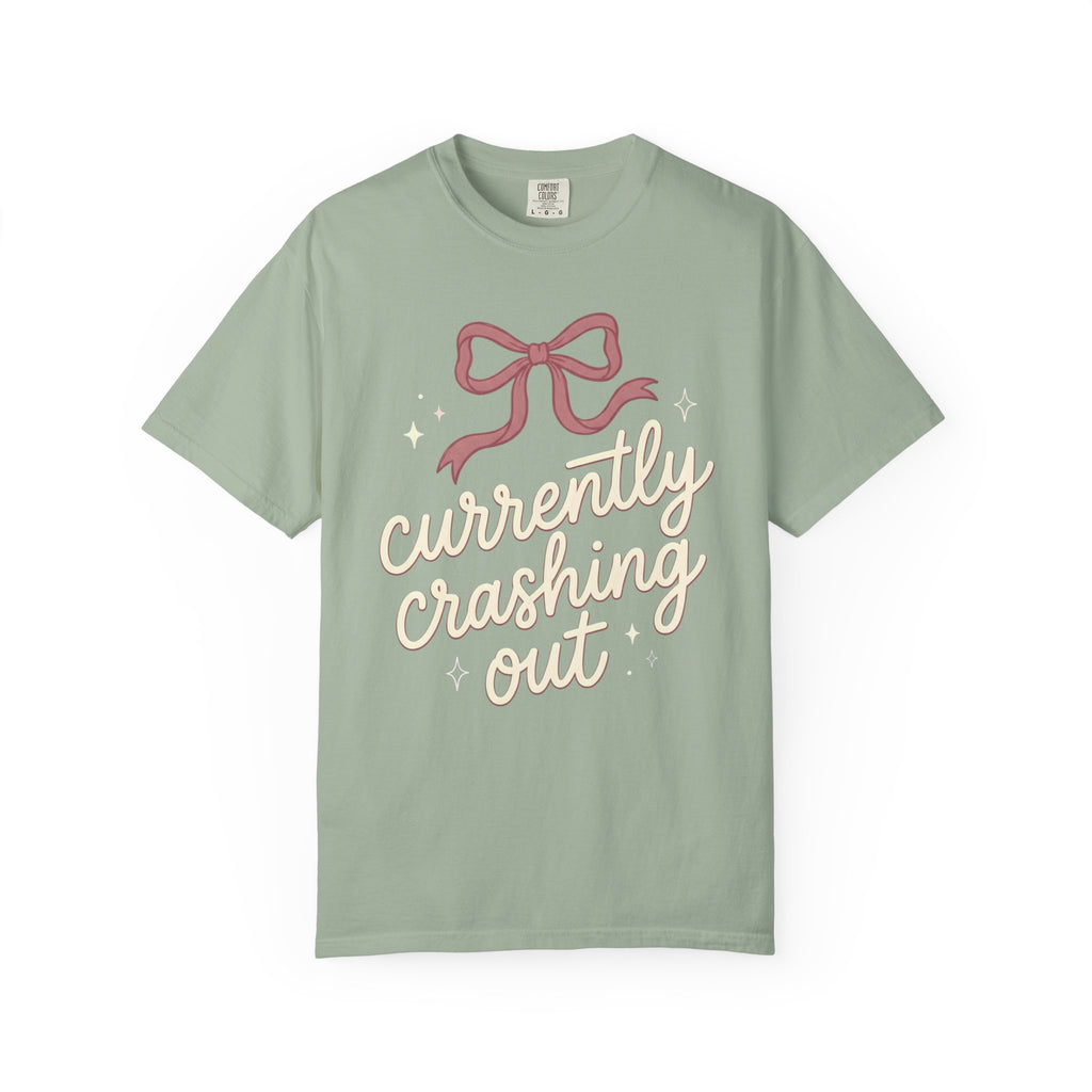 Currently Crashing Out Coquette T-Shirt