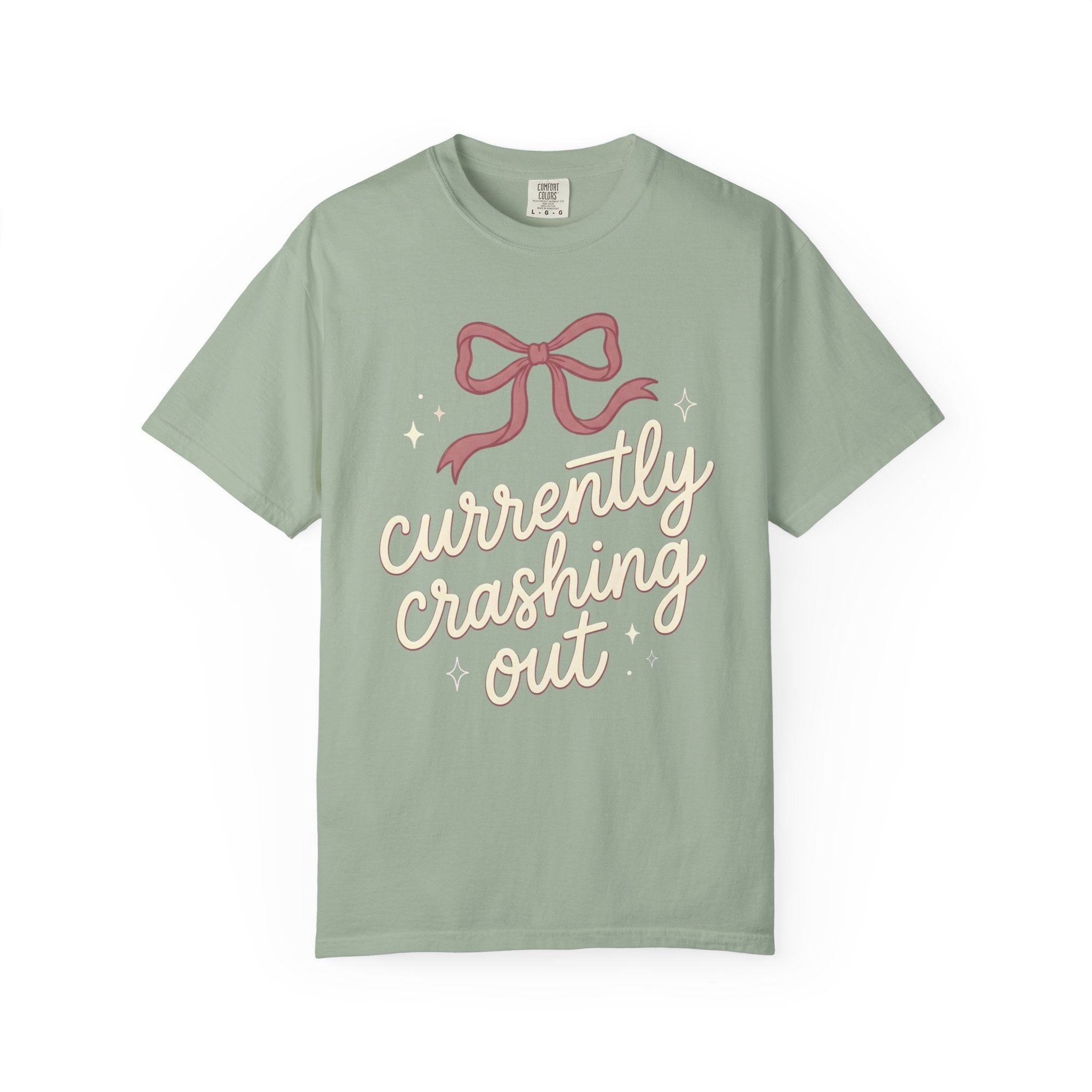 Currently Crashing Out Coquette T-Shirt