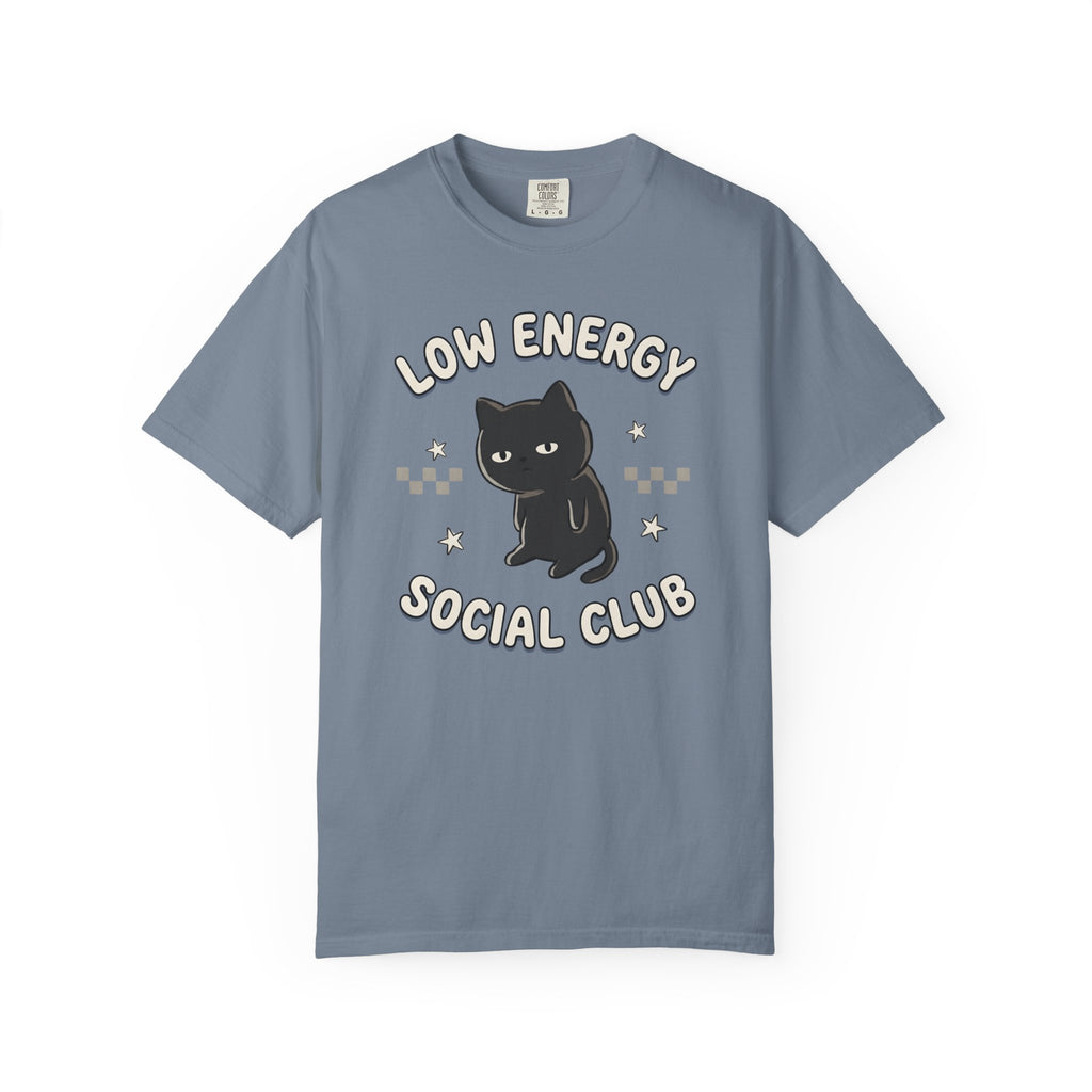 Low Energy Social Club Cat T-Shirt
