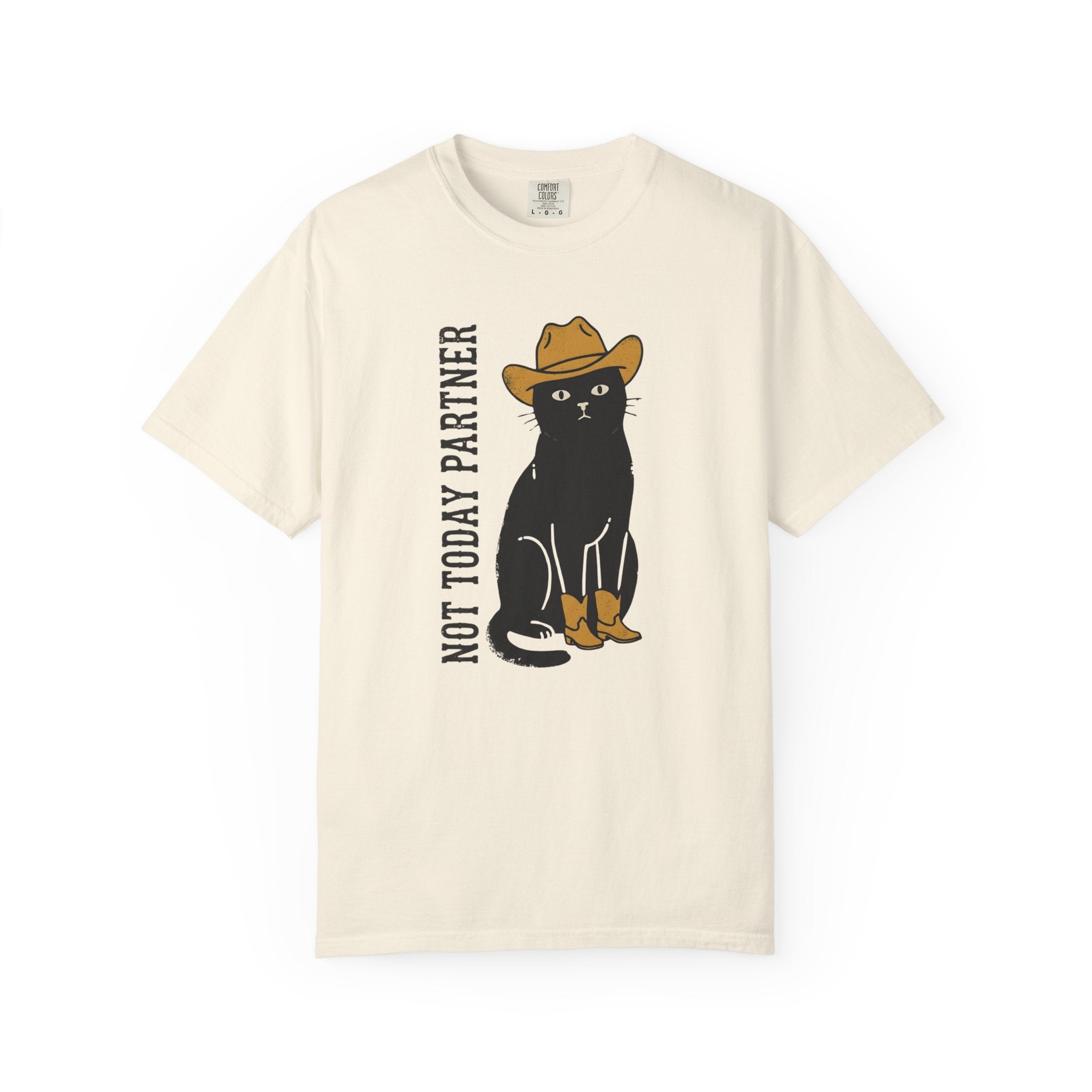 Not Today Partner Western Cat T-Shirt