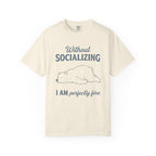 Without Socializing Polar Bear T-Shirt