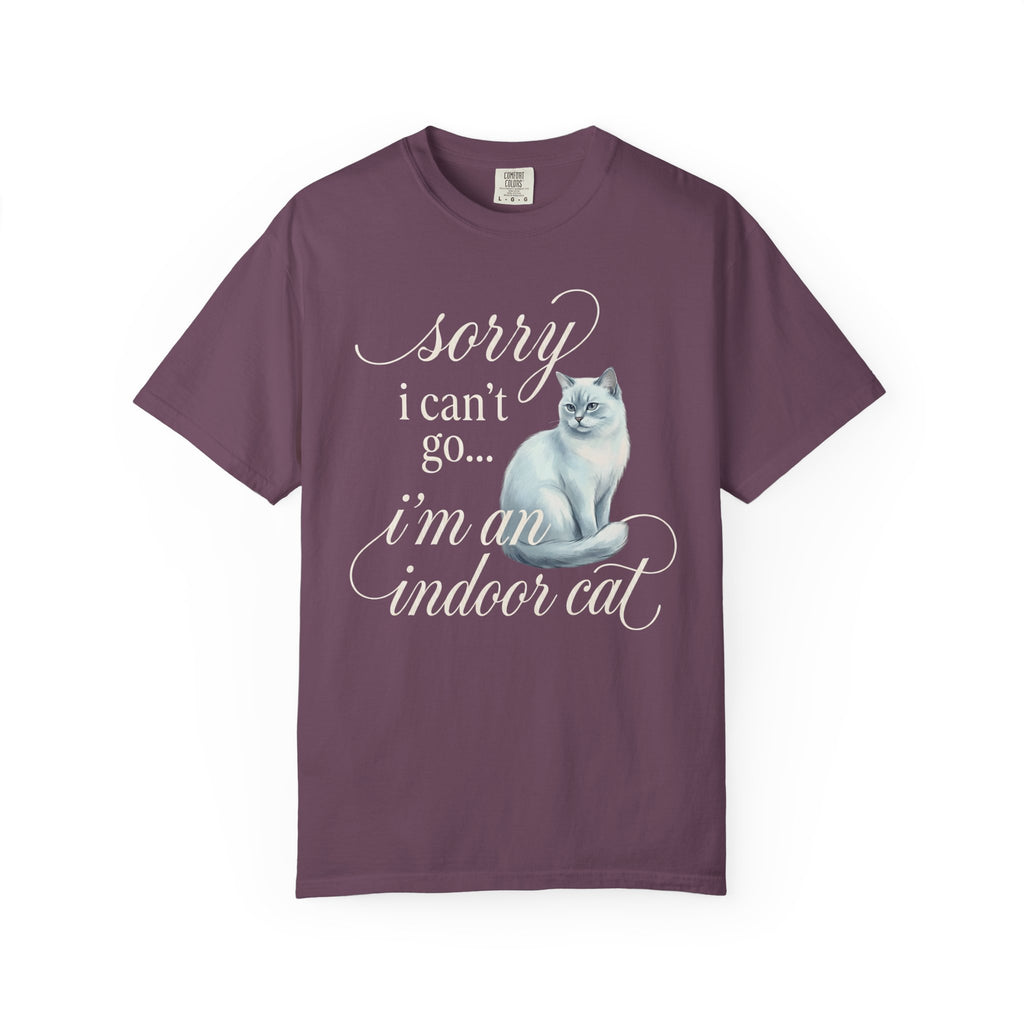 Sorry I Can't Go Cat T-Shirt