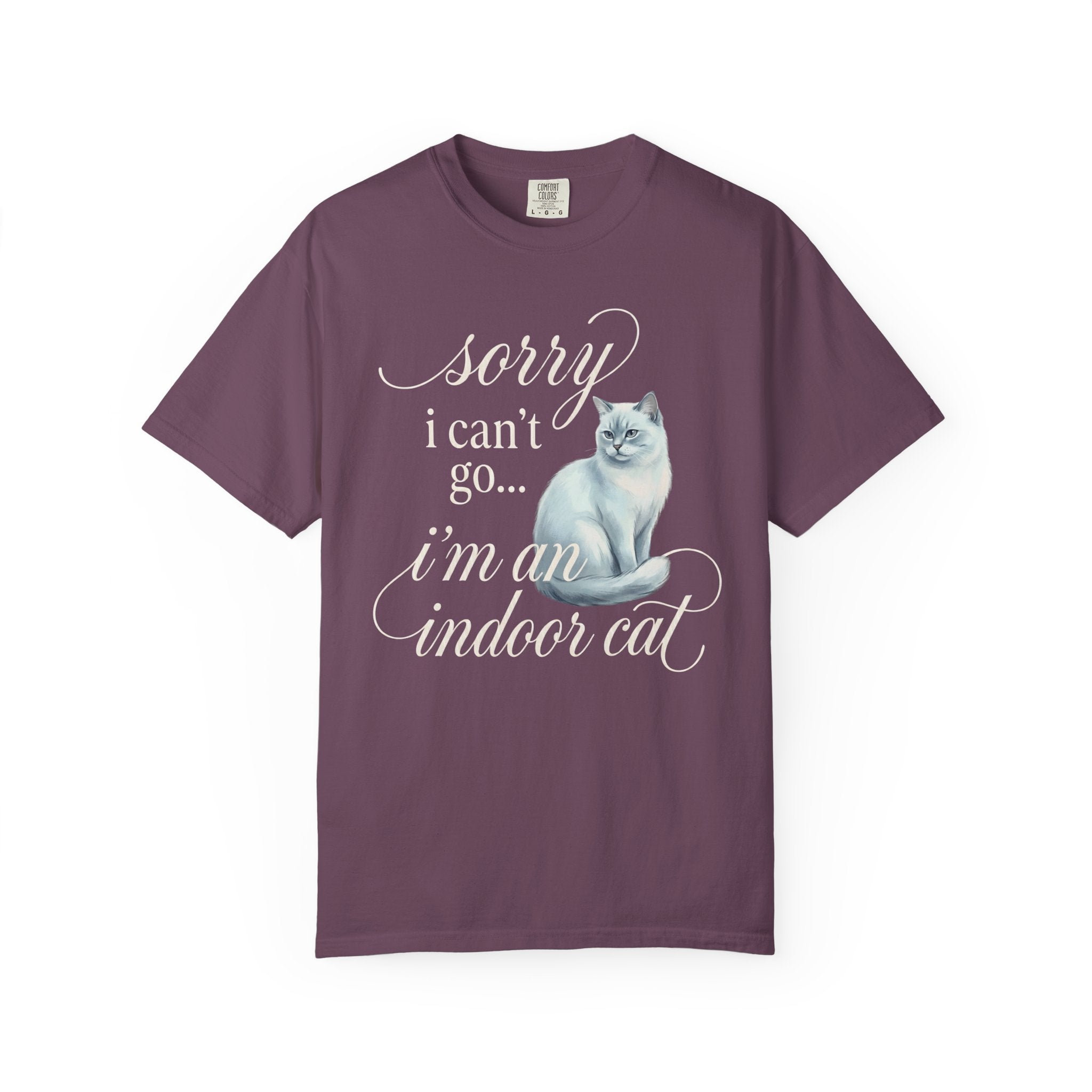 Sorry I Can't Go Cat T-Shirt