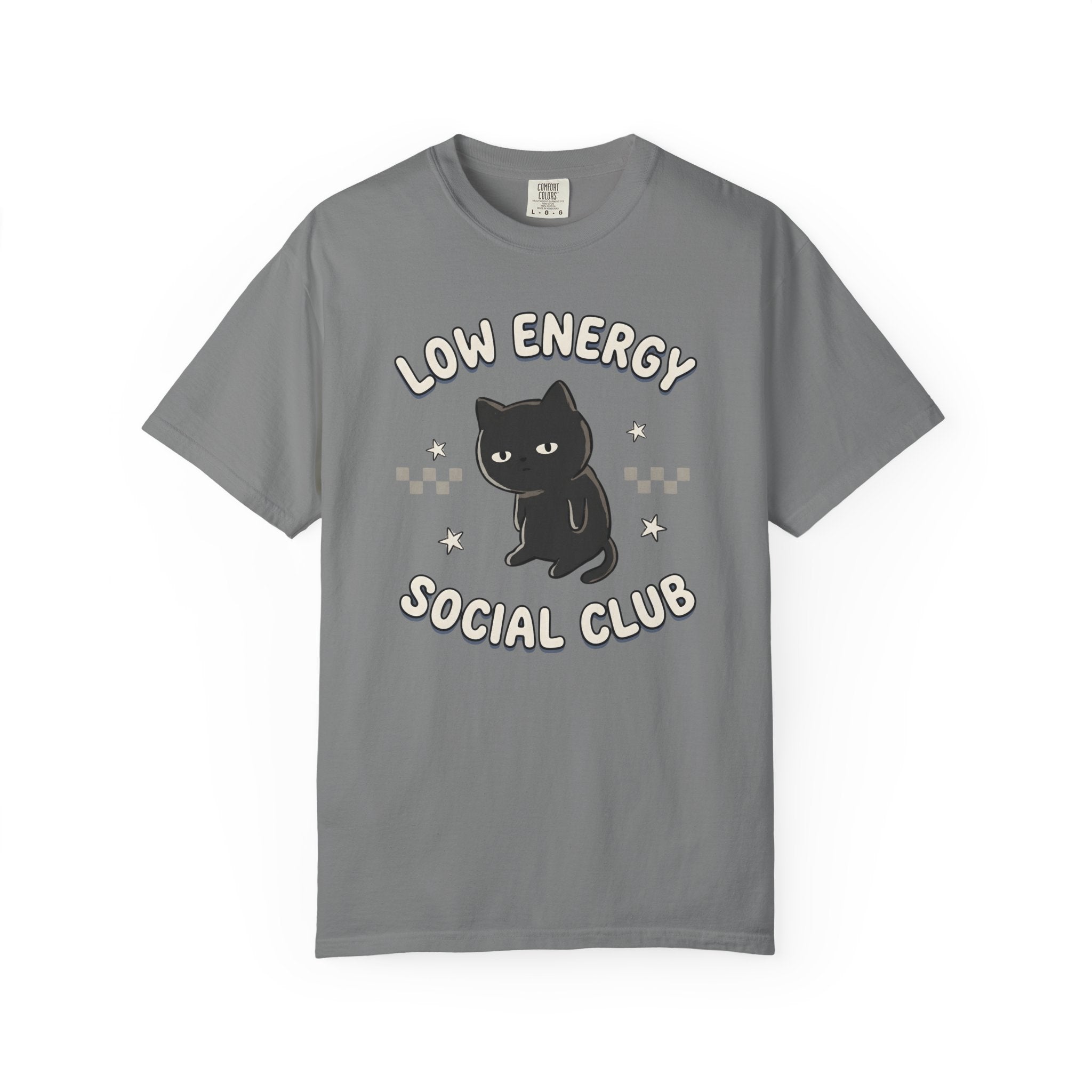Low Energy Social Club Cat T-Shirt