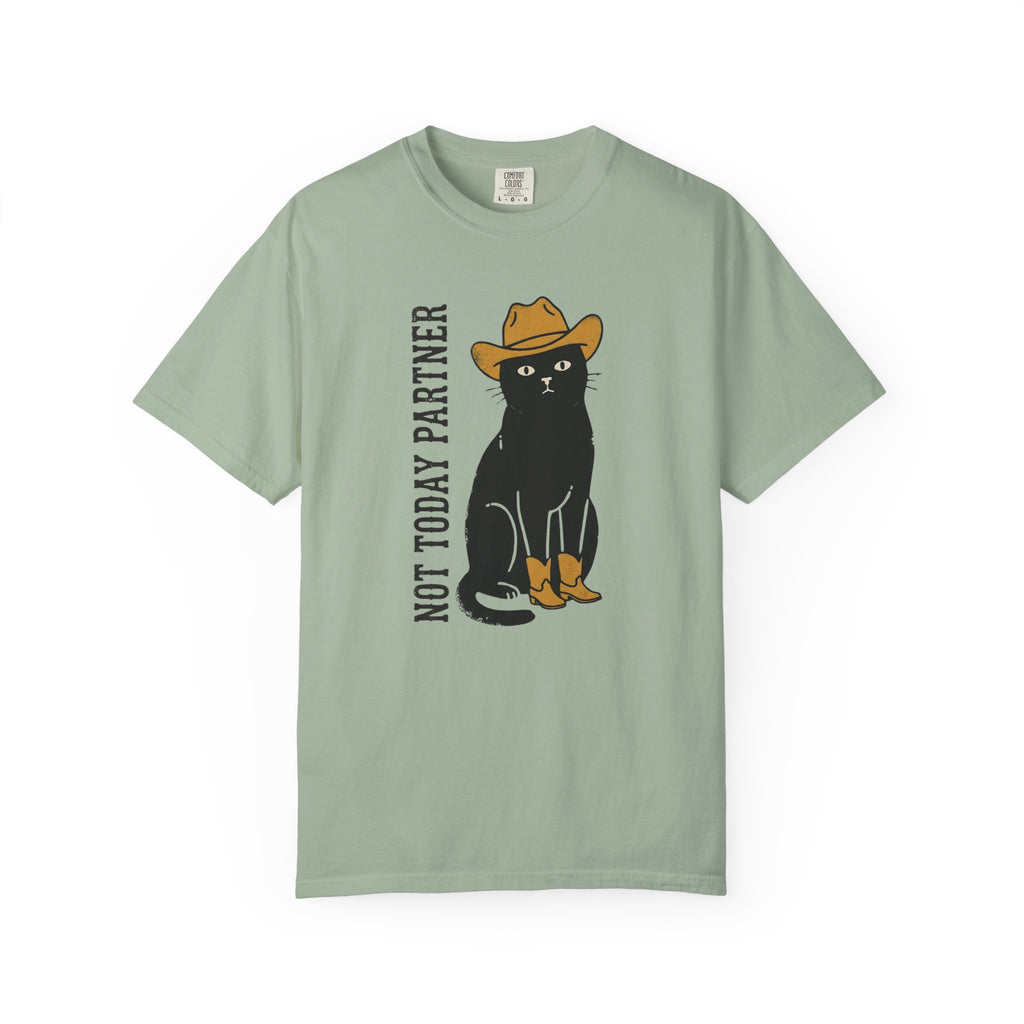 Not Today Partner Western Cat T-Shirt