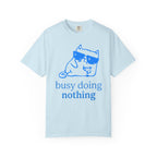 Busy Doing Nothing Cat T-Shirt