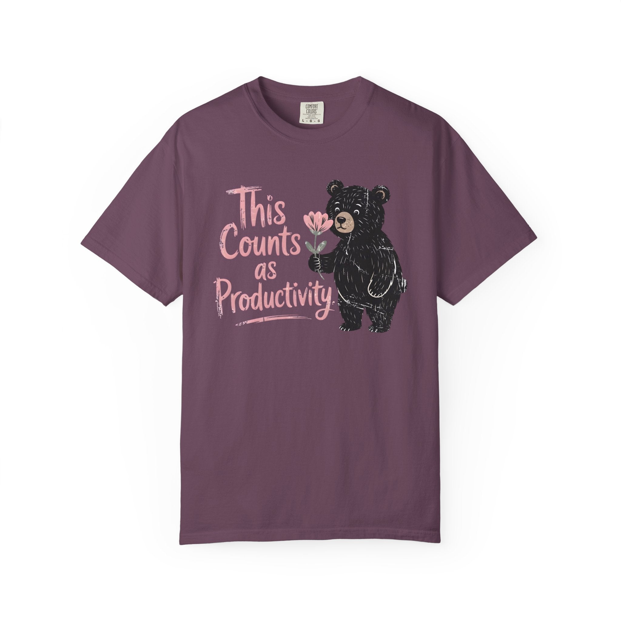 This Counts as Productivity Bear T-Shirt