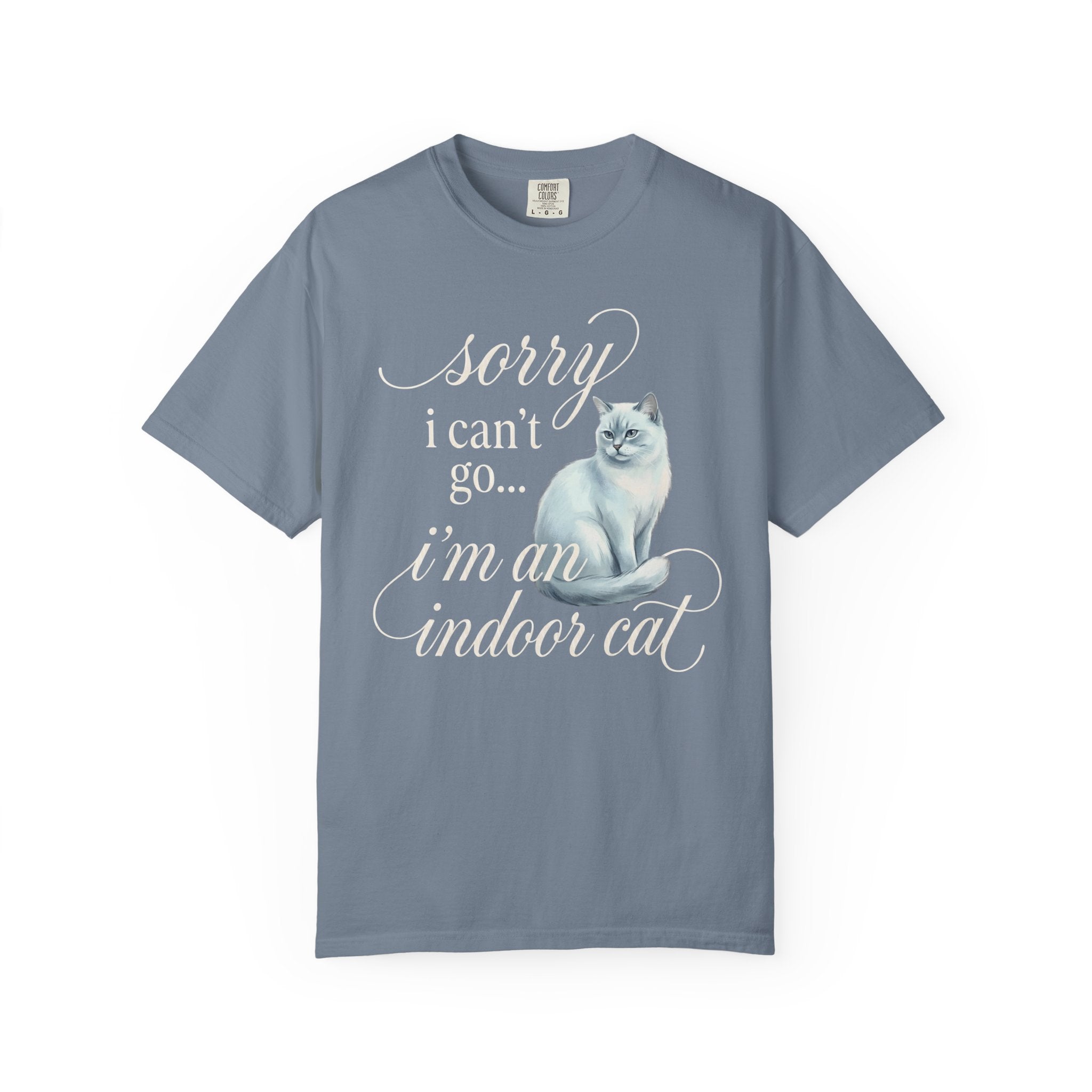 Sorry I Can't Go Cat T-Shirt
