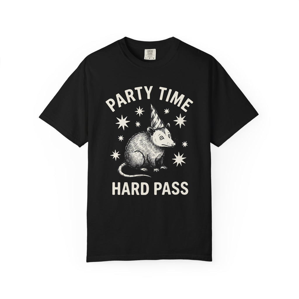 Party Time Hard Pass Opossum T-Shirt