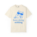 Busy Doing Nothing Cat T-Shirt