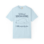 Without Socializing Polar Bear T-Shirt