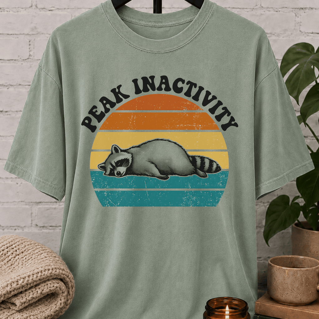 Peak Inactivity Raccoon T-Shirt