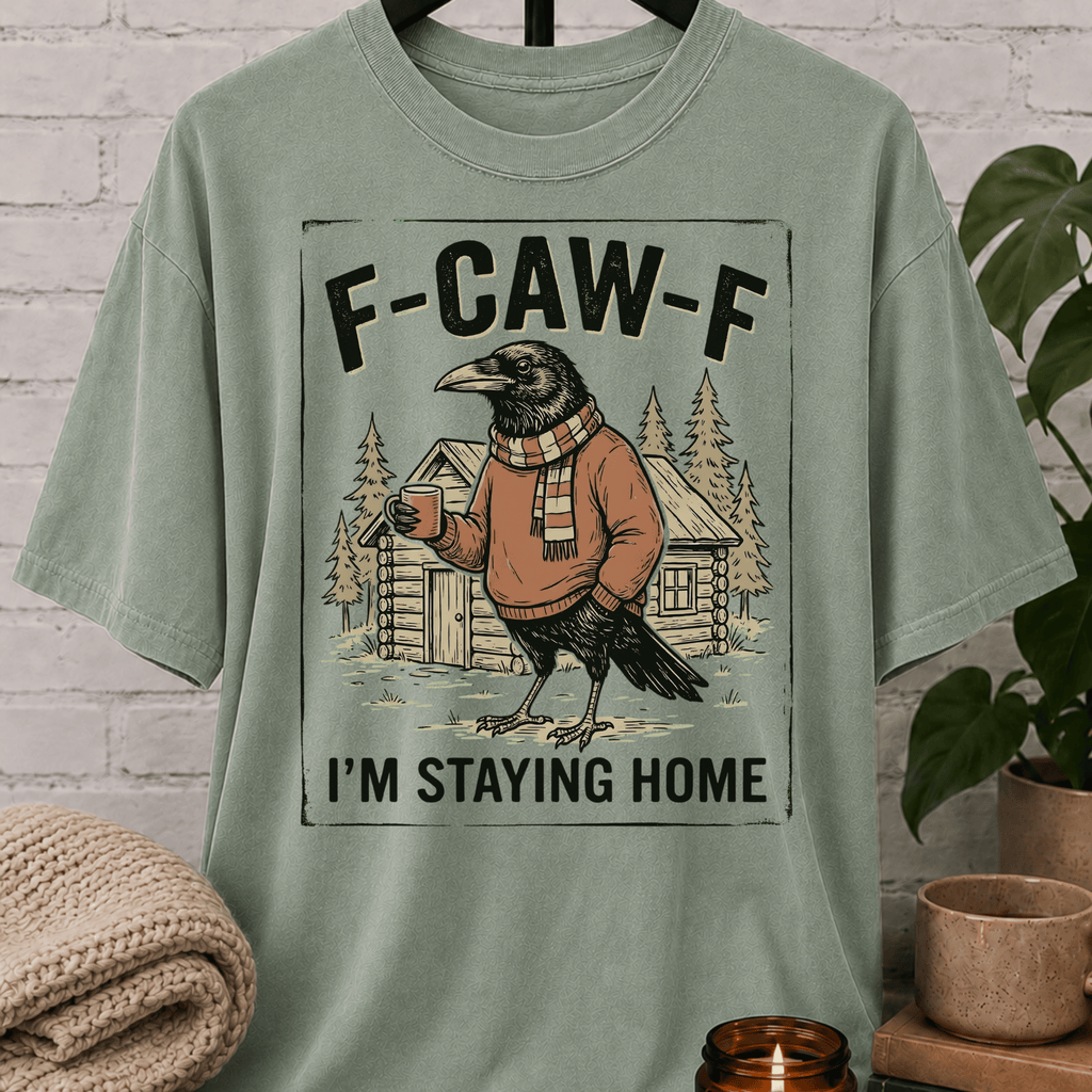 F-CAW-F Staying Home T-Shirt