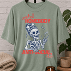 Certified Homebody Anti-Social Club Skeleton T-Shirt