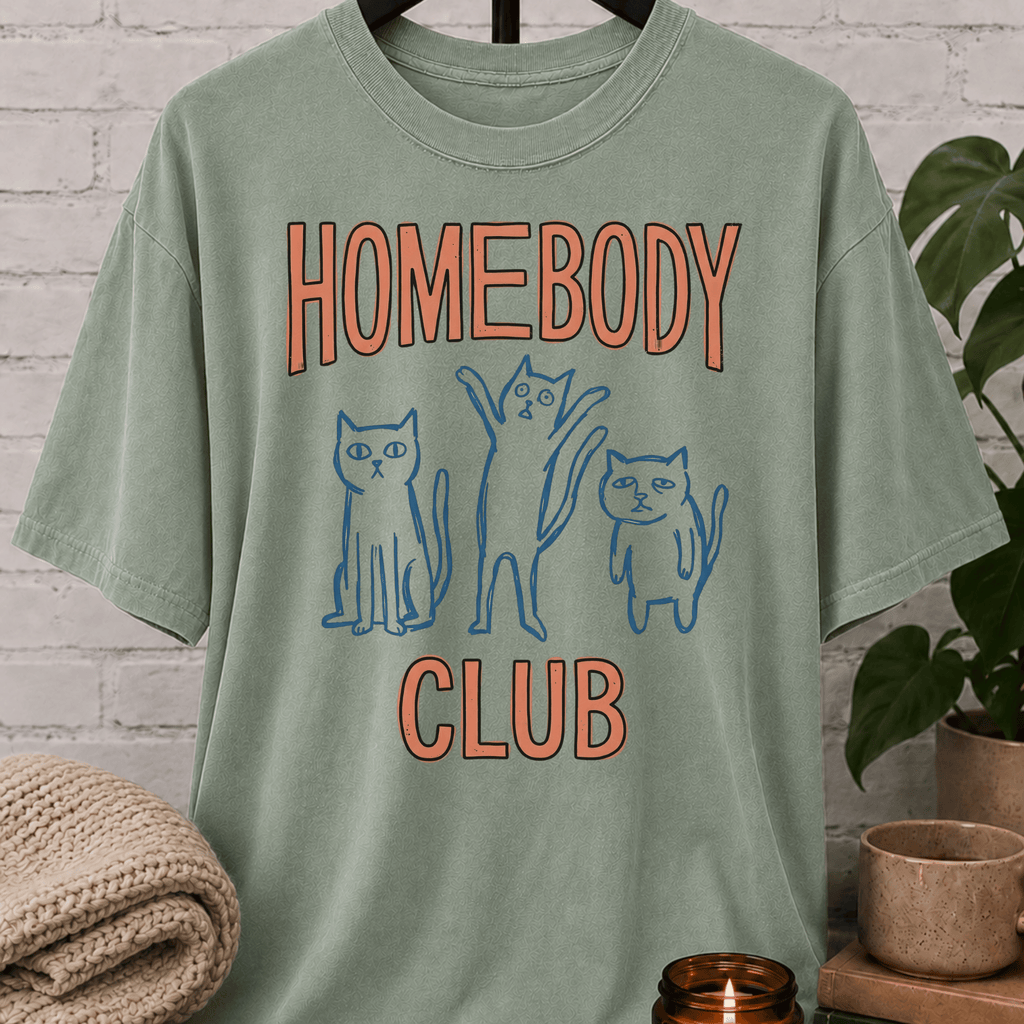 Homebody Club Cat T-Shirt