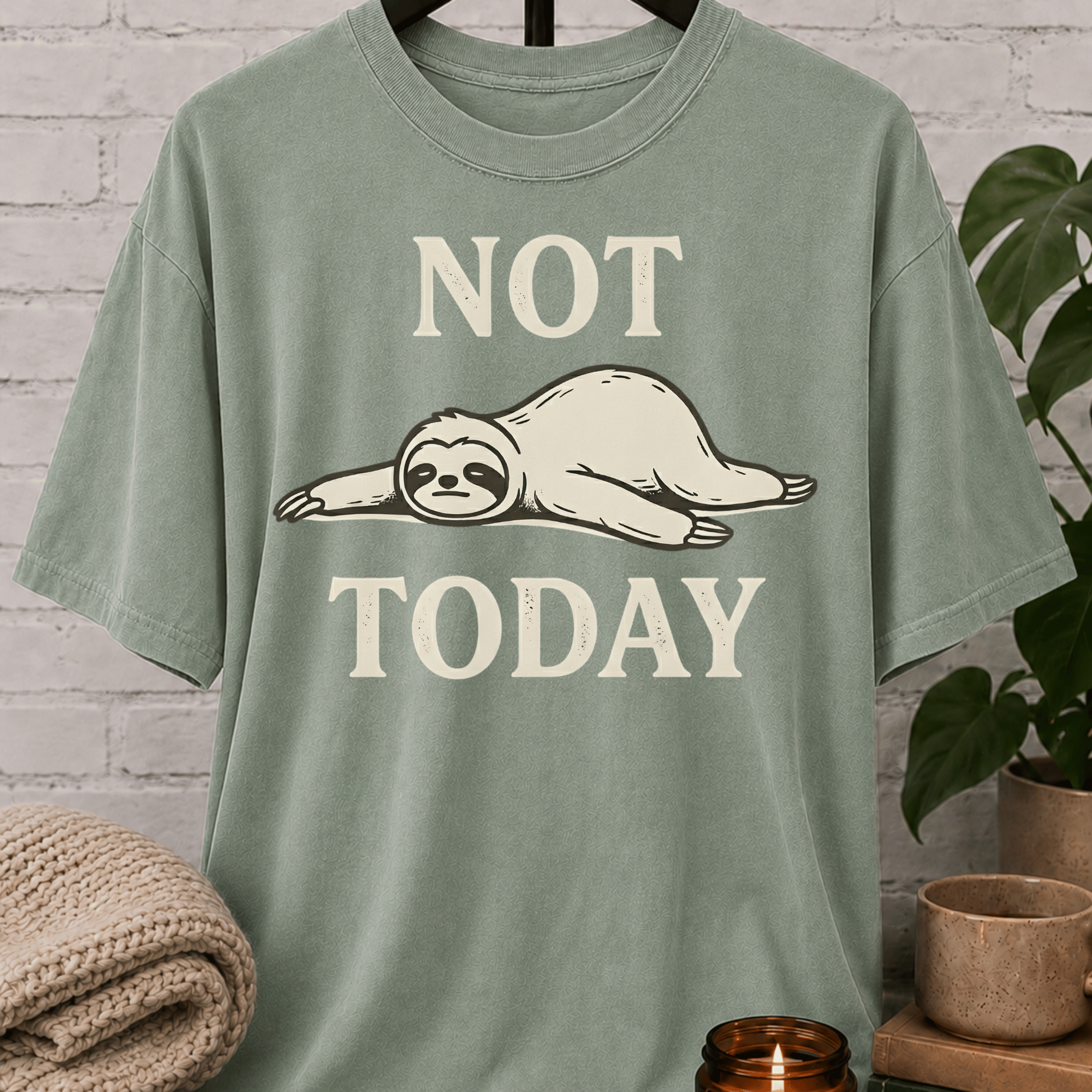 Not Today Sloth T-Shirt