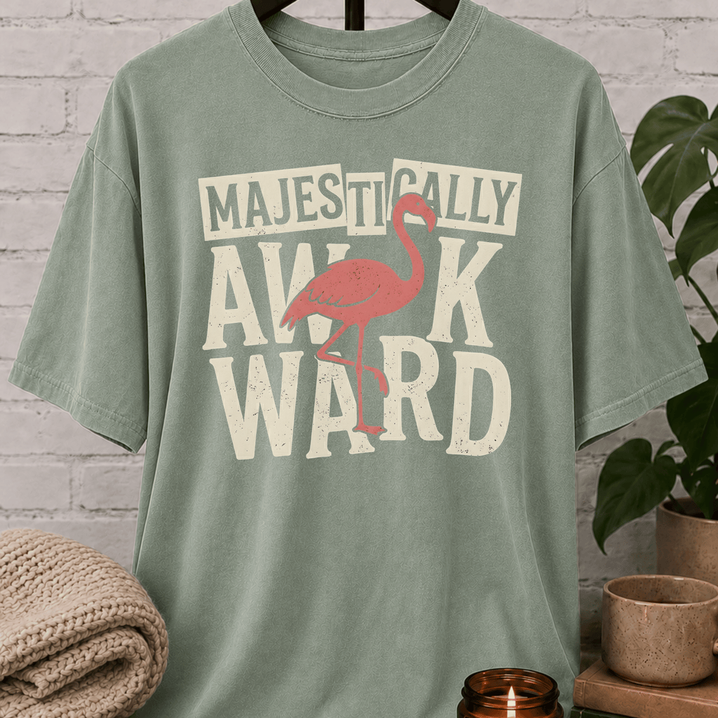 Majestically Awkward Flamingo T-Shirt