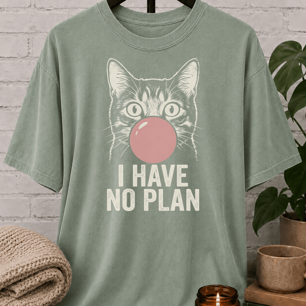 I Have No Plan Cat T-Shirt