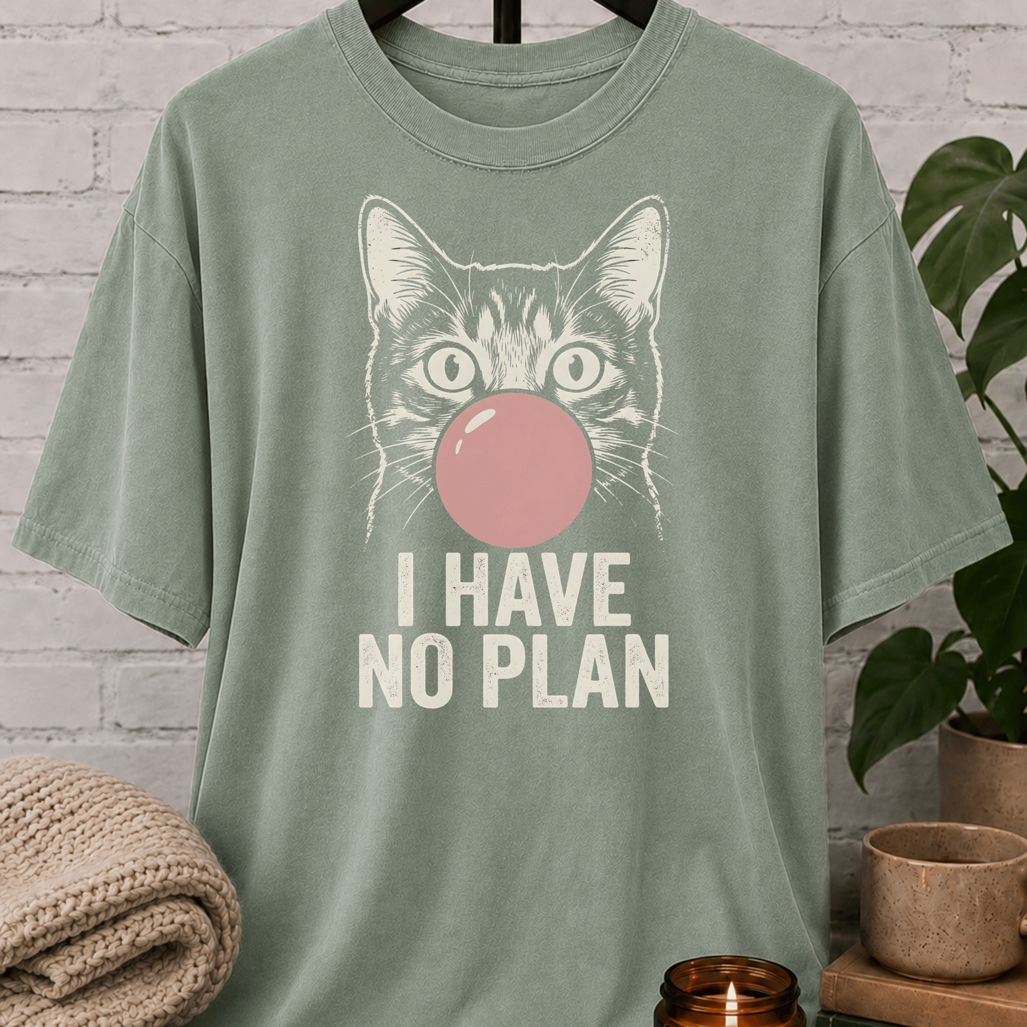 I Have No Plan Cat T-Shirt