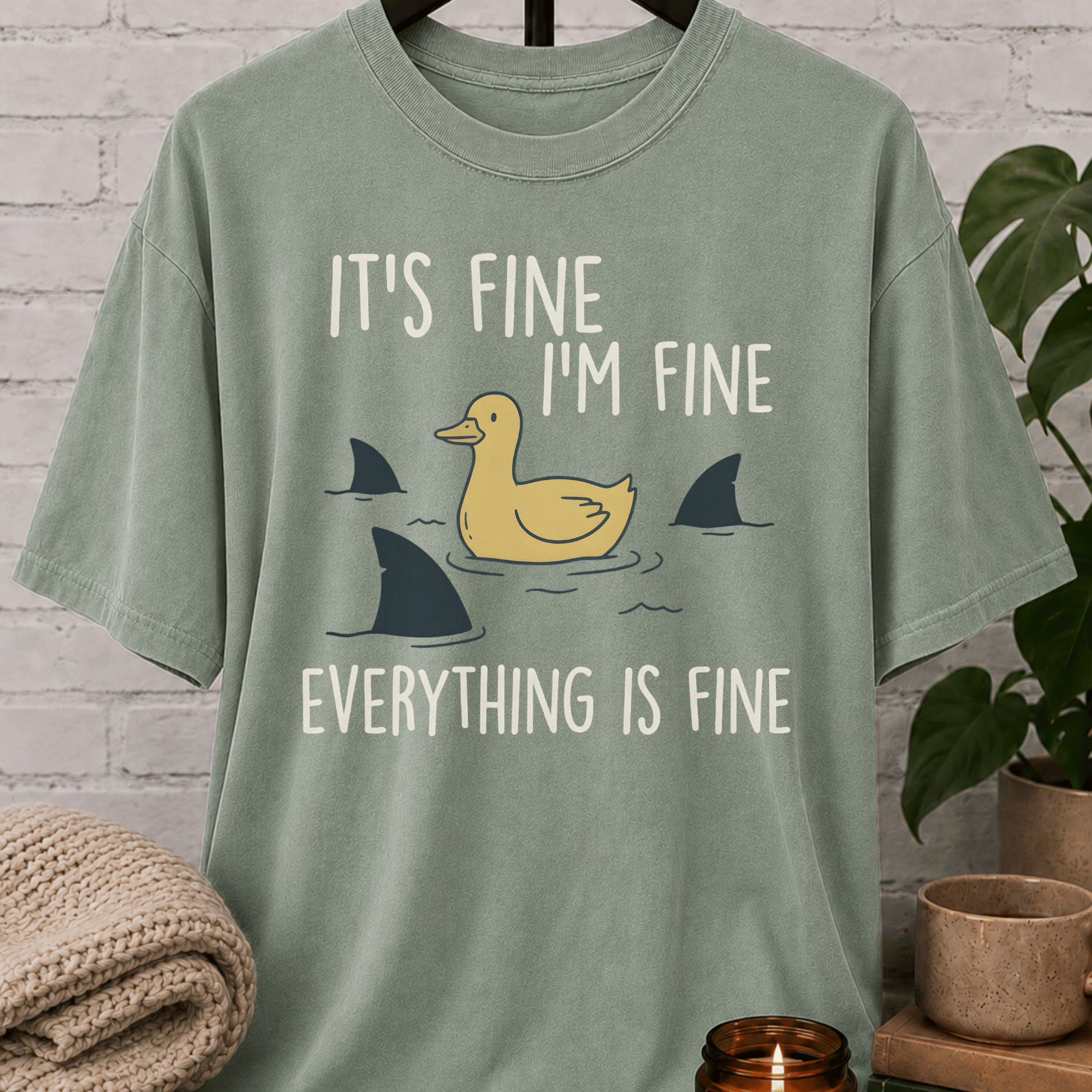It's Fine, I'm Fine, Everything is Fine Duck T-Shirt