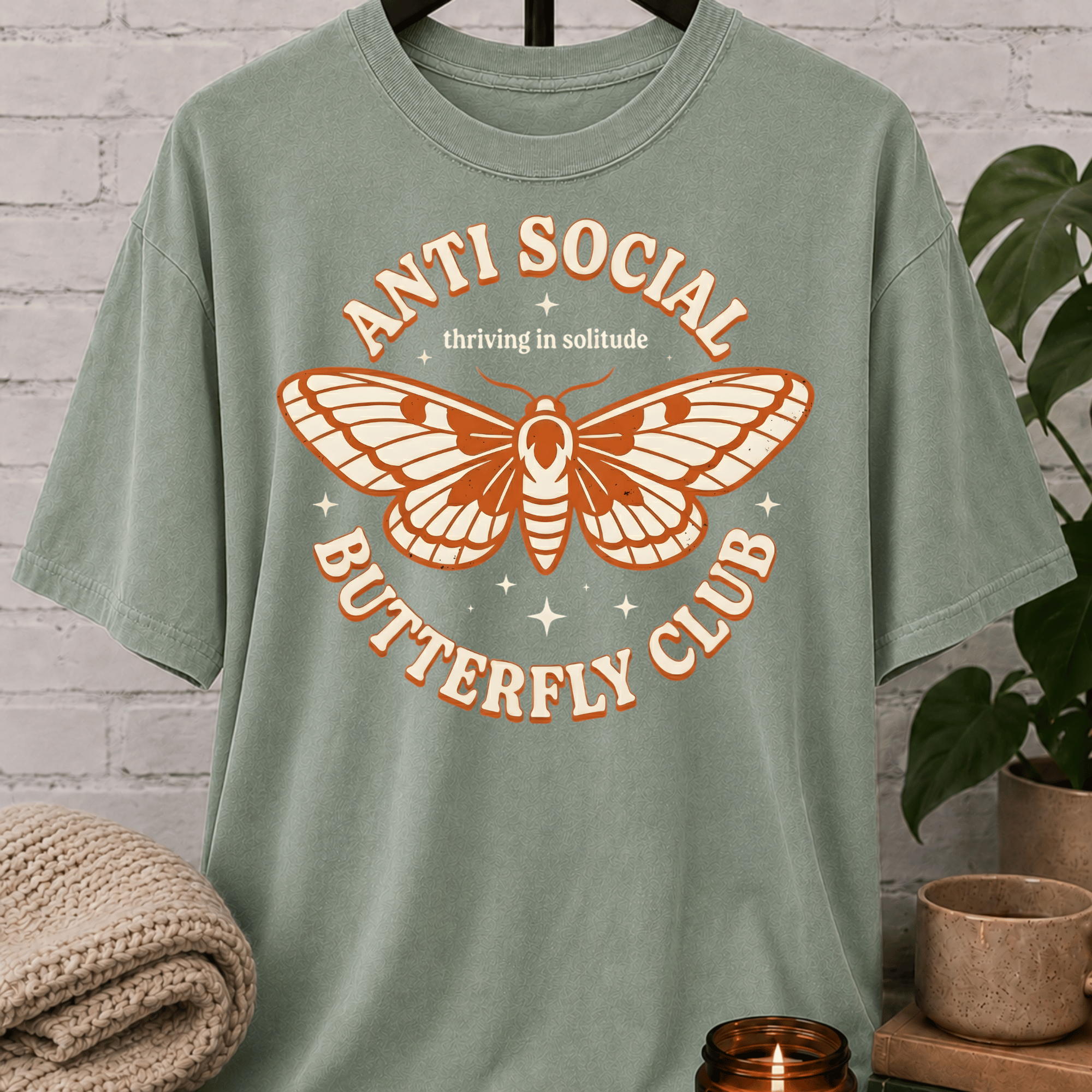Anti-Social Butterfly Club T-Shirt