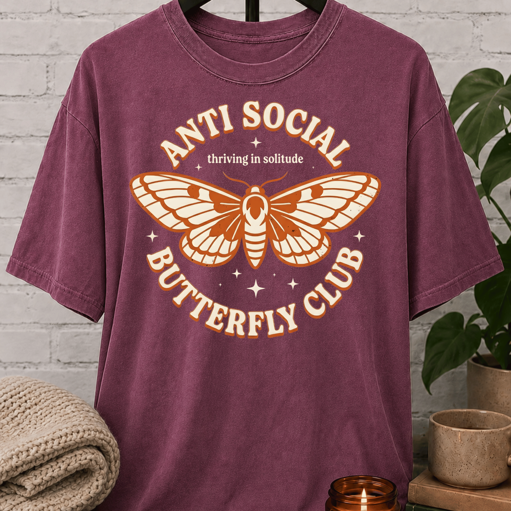 Anti-Social Butterfly Club T-Shirt