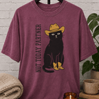 Not Today Partner Western Cat T-Shirt