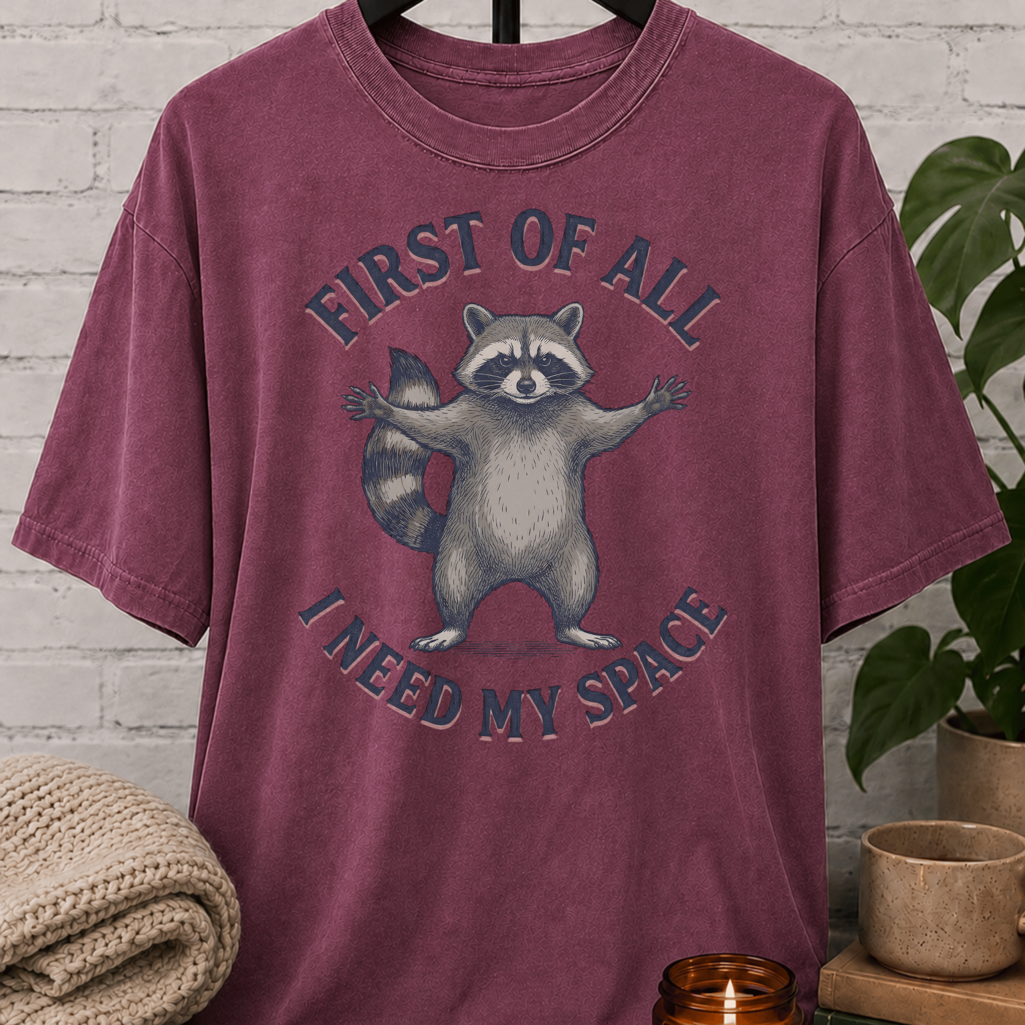 I Need My Space Raccoon T-Shirt