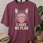 I Have No Plan Cat T-Shirt