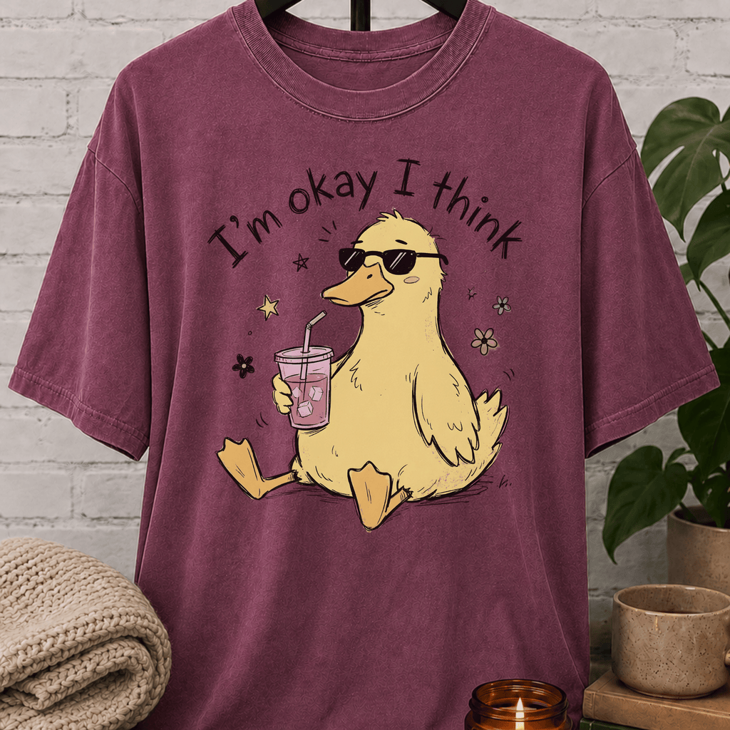 I'm Okay I Think Duck T-Shirt
