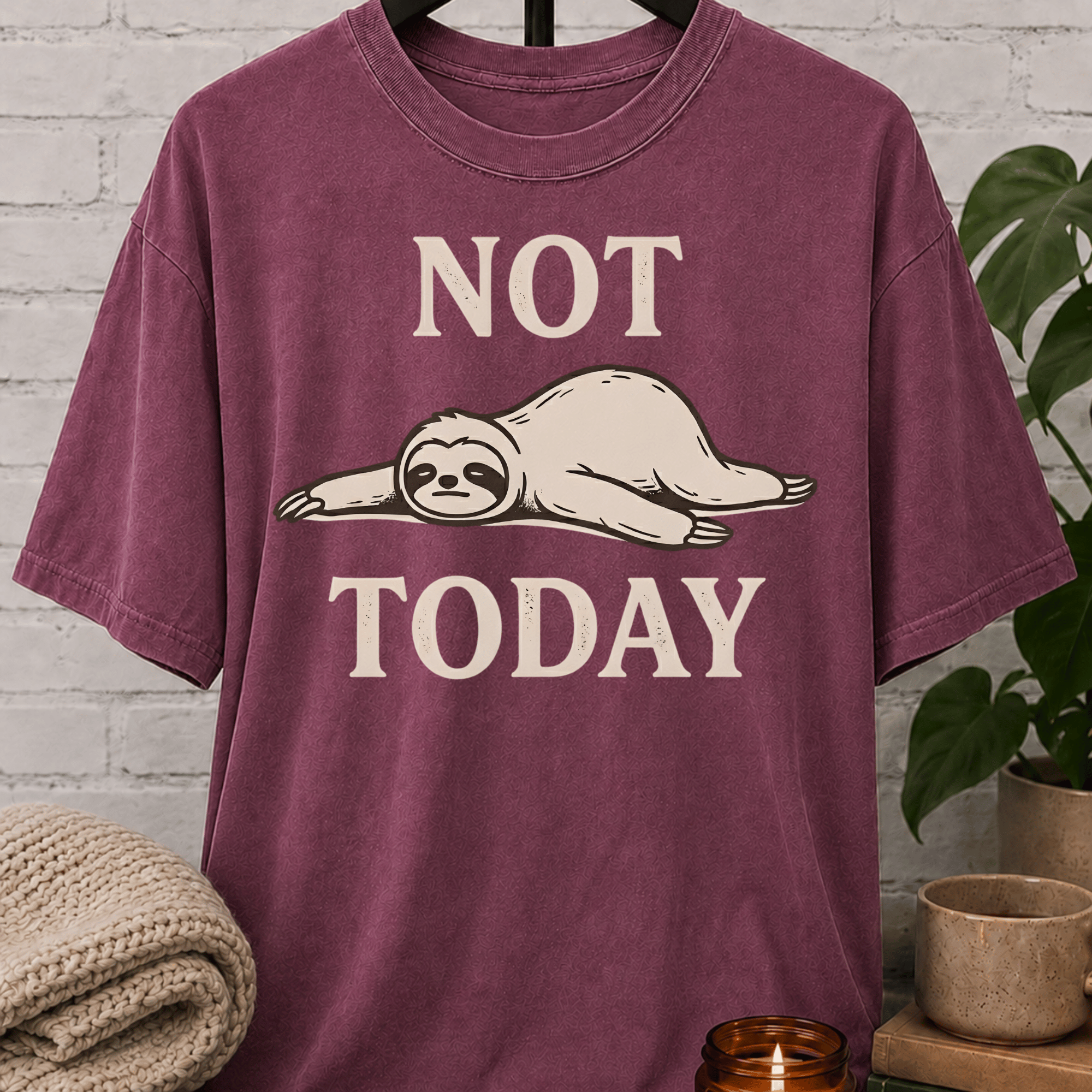 Not Today Sloth T-Shirt