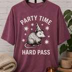 Party Time Hard Pass Opossum T-Shirt