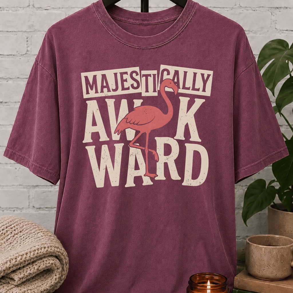 Majestically Awkward Flamingo T-Shirt