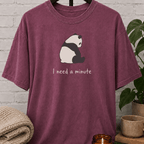 I Need A Minute Panda T-Shirt