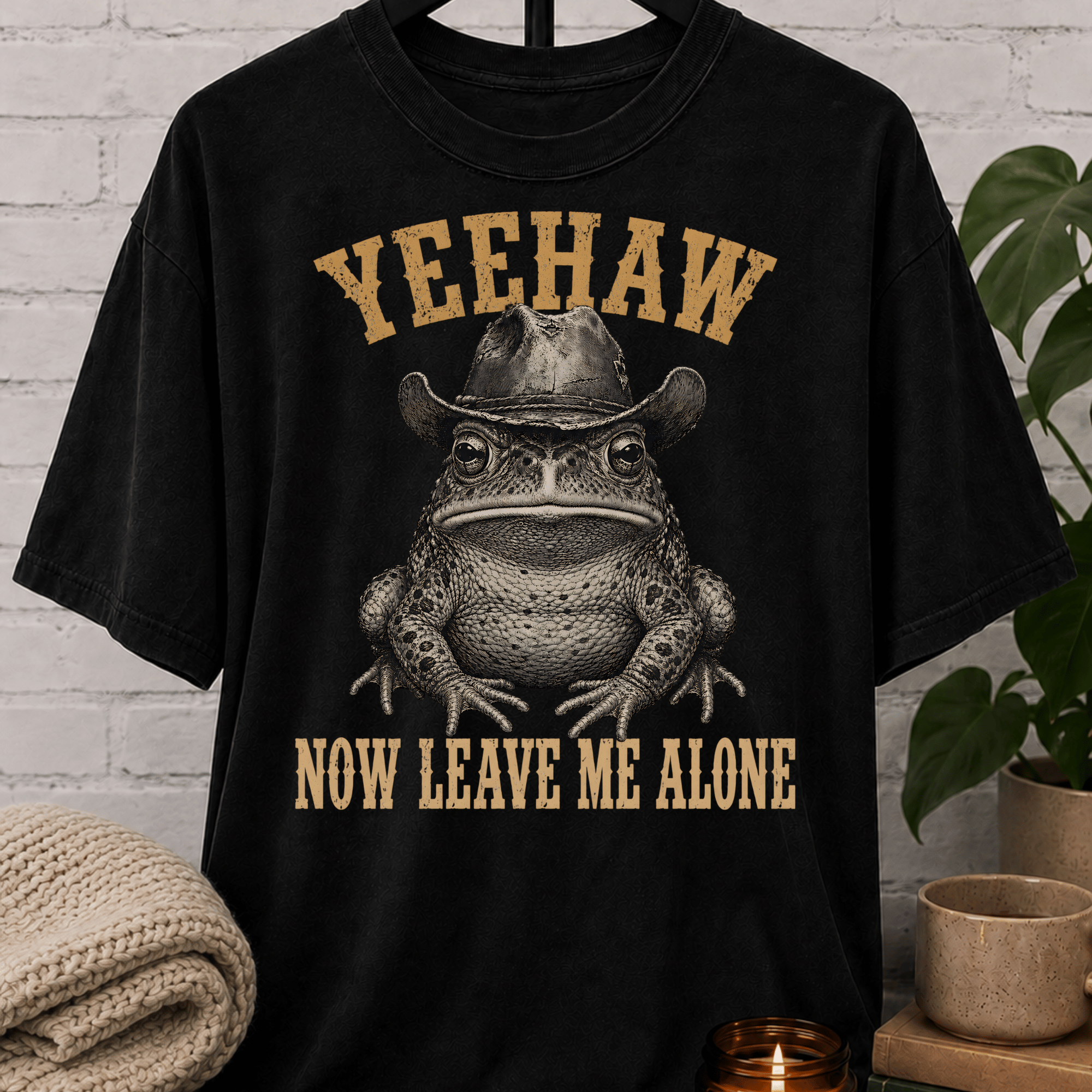 Frog in Cowboy Hat T-Shirt