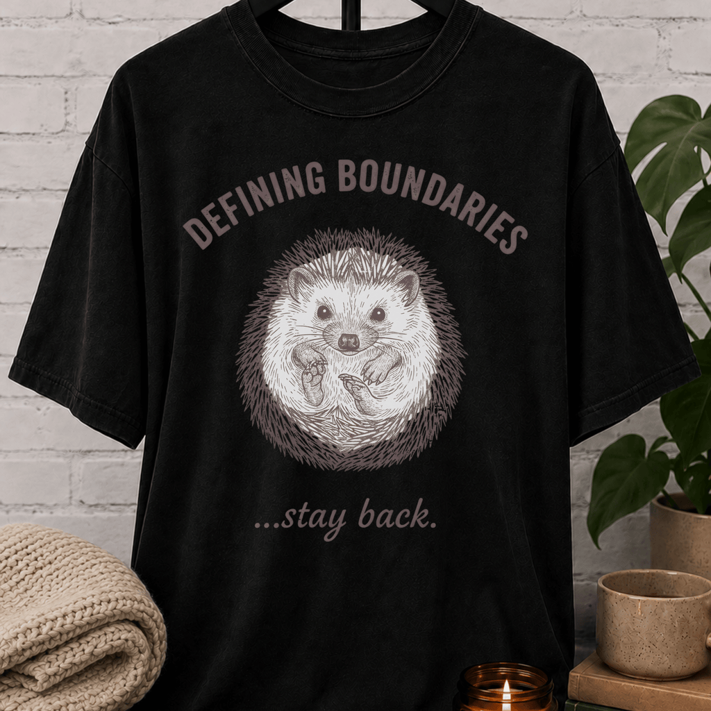 Defining Boundaries Hedgehog T-Shirt