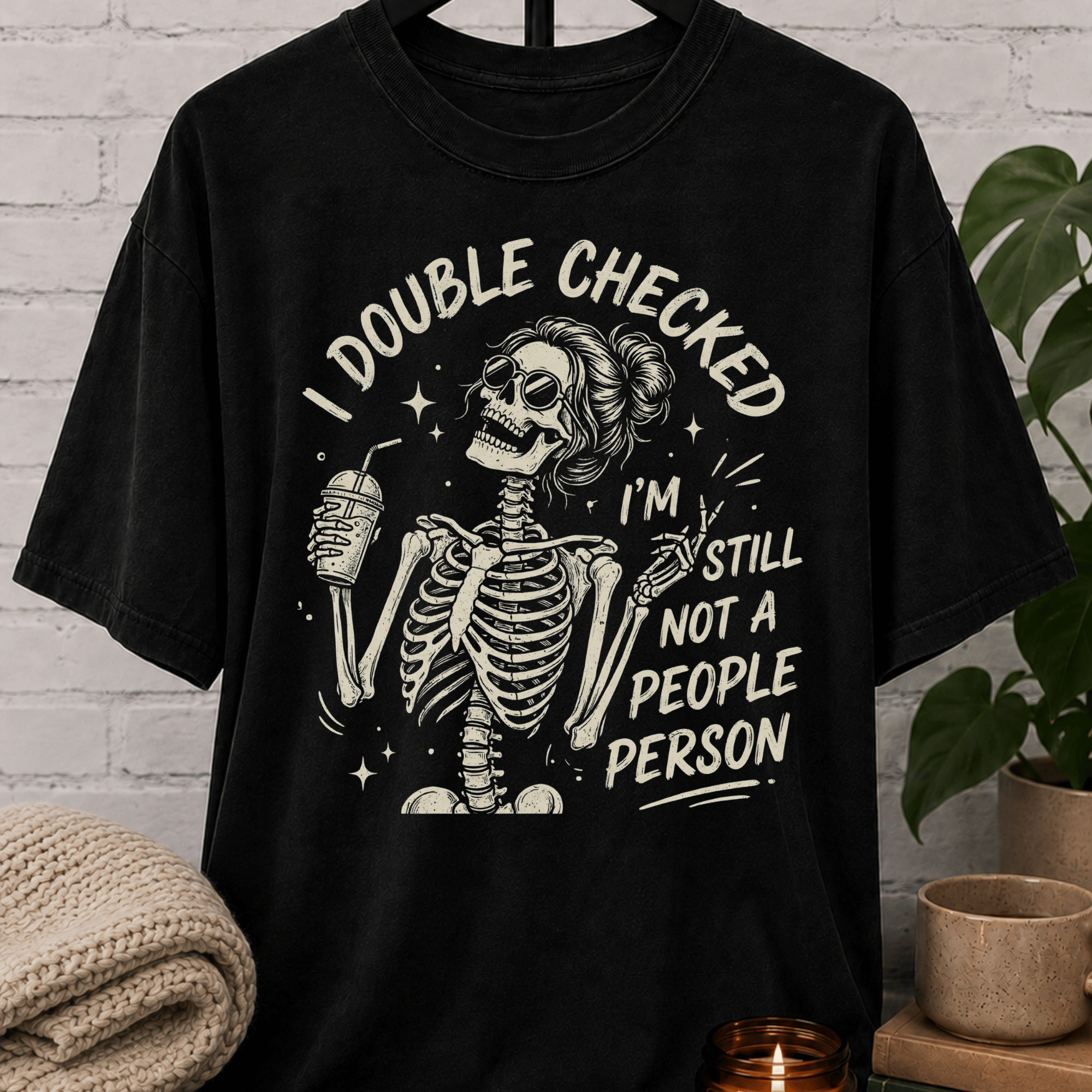 I Double Checked Skeleton T-Shirt